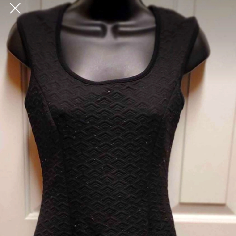 Black cocktail dress